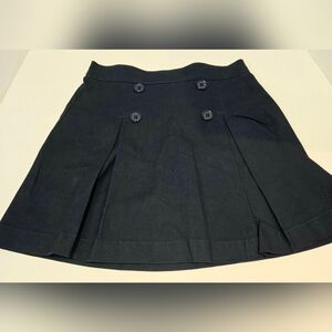 Berkley Jensen Girls' Navy Pleated Uniform Skirt/Skort NEW